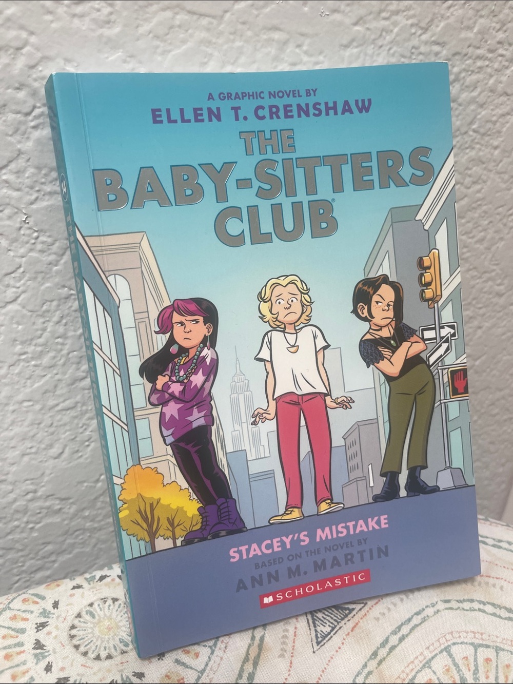 Scholastic The Baby-Sitters Club Graphic Novel - Turquoise & Pink Cover
